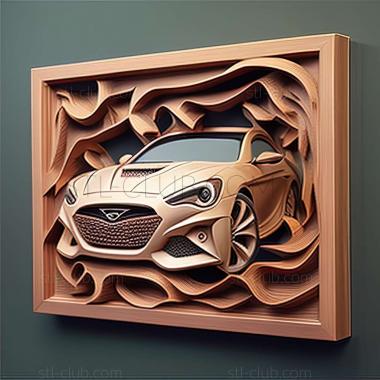 3D мадэль Hyundai Genesis Coupe (STL)